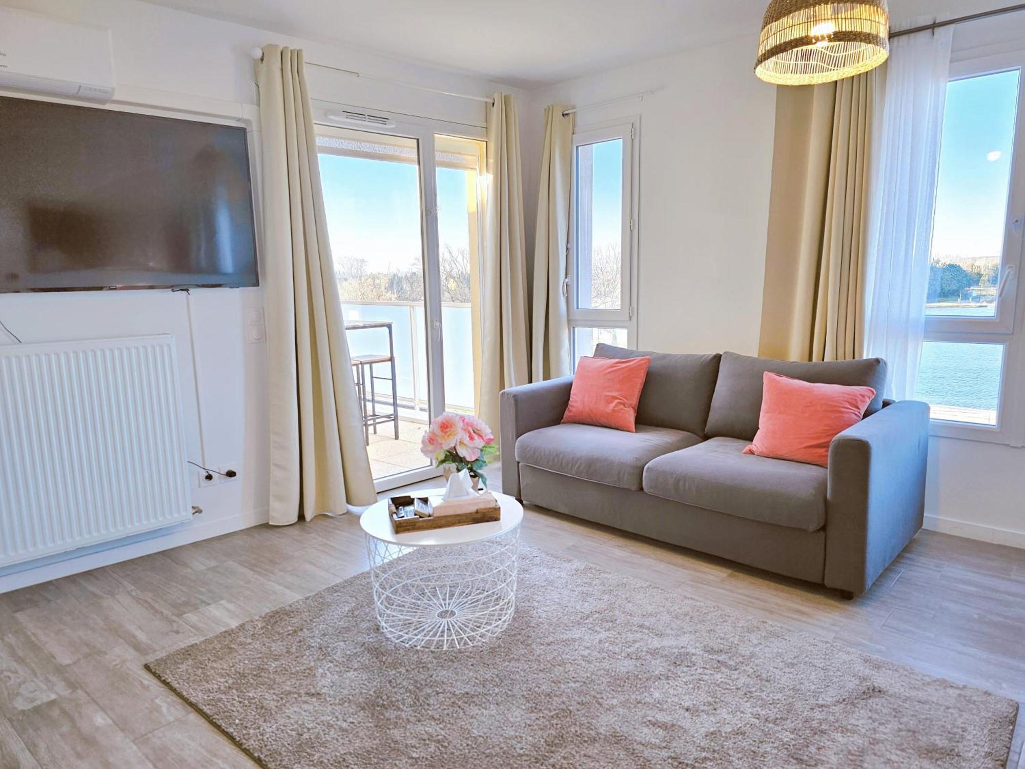 Lakeside Provence - Appartement 4 Etoiles Face Au Lac De מונטה מראה חיצוני תמונה